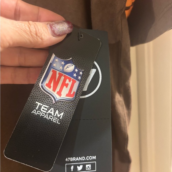 ’47 Brand Cleveland Browns NFL T-Shirt | Men’s Large | NWT | $55 Retail - Picture 5 of 6